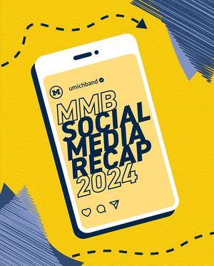 Image post by @umichband on Facebook