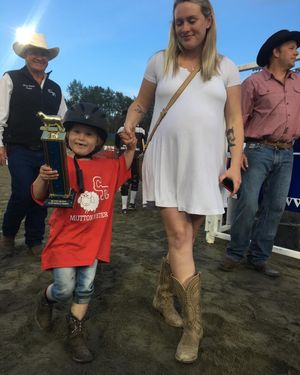 Image post by @cloverdalerodeo on Instagram