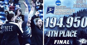 Image post by @unhgymnastics on Instagram