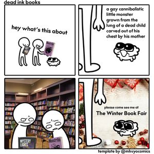 Image post by @deadinkbooks on Instagram