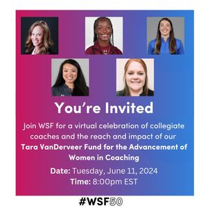 Image post by @womenssportsfoundation on Instagram