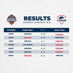 Image post by @calsouthsoccer on Instagram