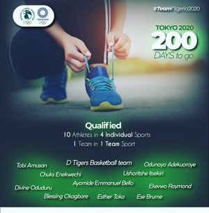 Image post by @nigeriaolympic on Instagram