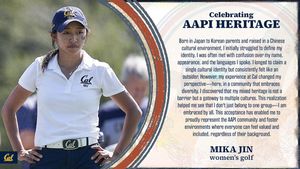 Image post by @CalAthletics on Twitter/X