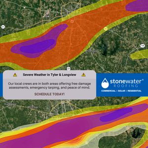 Image post by @stonewaterroofing on Instagram