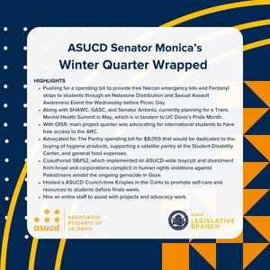 Image post by @senatormonica on Instagram