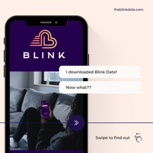 Image post by @theblinkdate on Instagram
