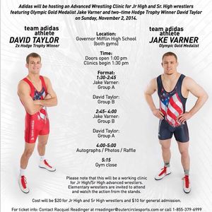 Image post by @adidaswrestling on Instagram