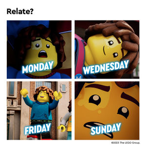 Image post by @LEGO_Group on Twitter/X