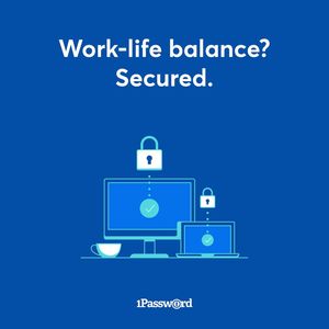 Image post by @1password on Instagram