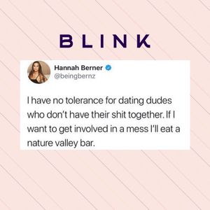 Image post by @theblinkdate on Instagram
