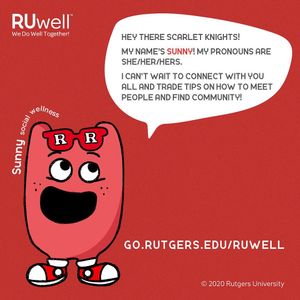 Image post by @rustudenthealth on Instagram