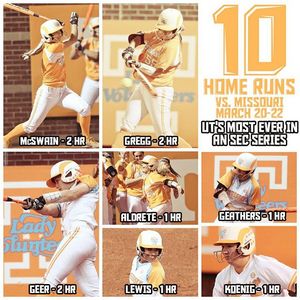 Image post by @vol_softball on Instagram