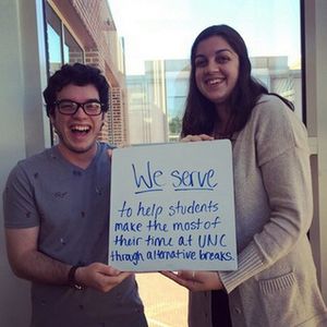 Image post by @uncadmissions on Instagram