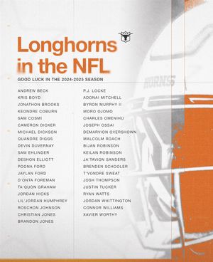 Image post by @texasfootball on Instagram