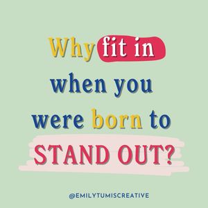 Image post by @emilytumiscreative on Instagram