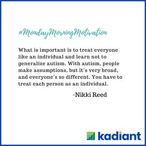 Image post by @kadiantautism on Instagram