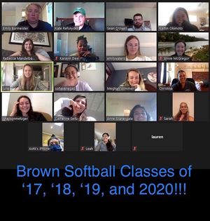 Image post by @brownu_softball on Instagram