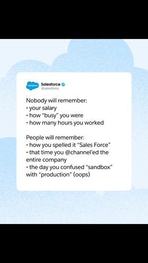 Video post by @salesforce on TikTok