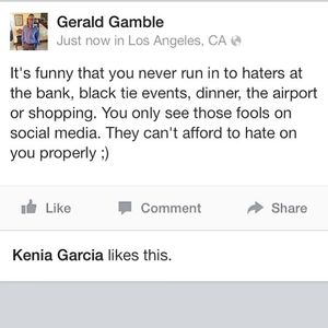 Image post by @geraldgamble on Instagram