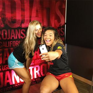 Image post by @uscwomensvolley on Instagram