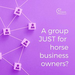 Image post by @EquineEntrepreneurs on Facebook
