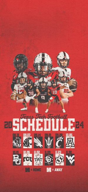 Image post by @TexasTechFB on Twitter/X