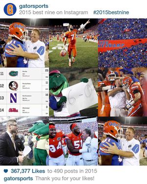 Image post by @gatorsports on Instagram