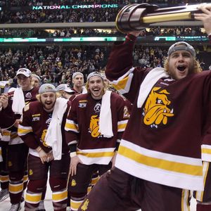 Image post by @everythingcollegehockey on Instagram