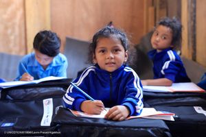 Image post by @UNICEF on Twitter/X