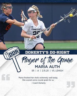 Image post by @pennstatewlax on Instagram