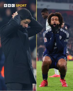 Image post by @BBCSport on Twitter/X