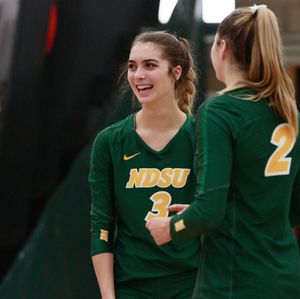 Image post by @ndsuvolleyball on Instagram