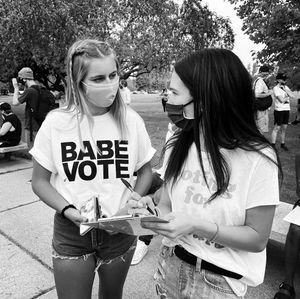 Image post by @babevote on Instagram
