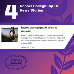 Image post by @gcuhonors on Instagram