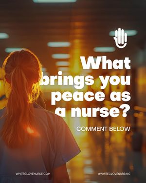 Image post by @whiteglovenursing on Instagram