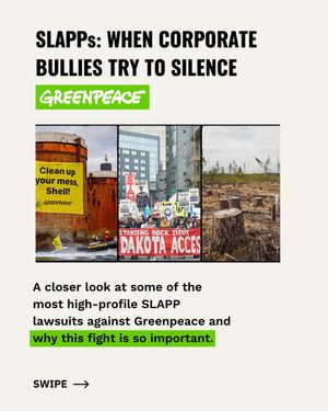 Image post by @greenpeace on Instagram
