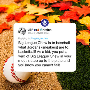 Image post by @bigleaguechewgum on Instagram