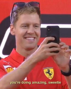 Image post by @ScuderiaFerrari on Twitter/X