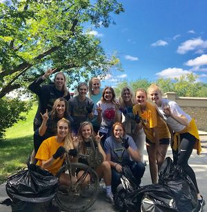 Image post by @ndsuvolleyball on Instagram