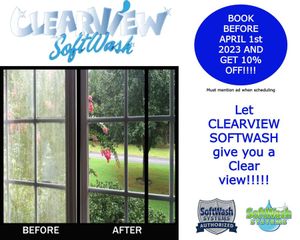 Image post by @clearviewsoftwash.oh on Facebook
