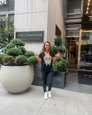 Image post by @leylahannietennis on Instagram