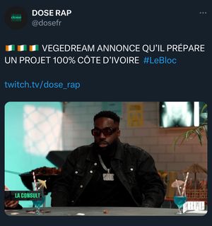 Image post by @dose_rap on Instagram
