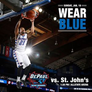 Image post by @DePaulBlueDemons on Facebook