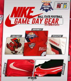 Image post by @ballstatefb on Instagram