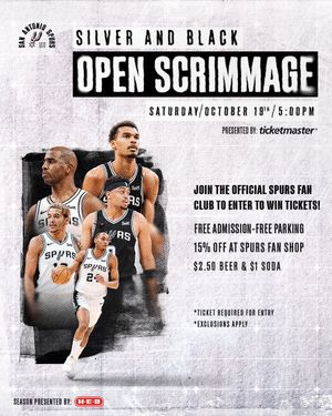 Image post by @spurs on Twitter/X