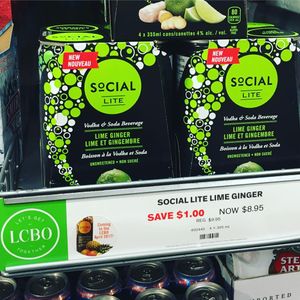 Image post by @sociallitevodka on Instagram