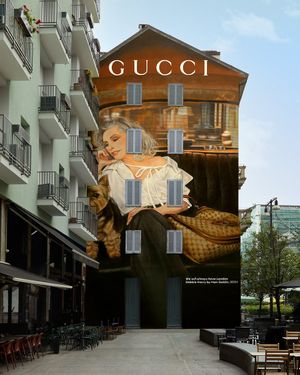 Image post by @gucci on Twitter/X