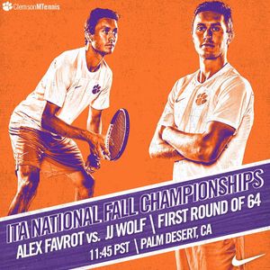 Image post by @clemsonmtennis on Instagram