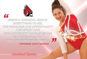 Image post by @ballstategym on Instagram
